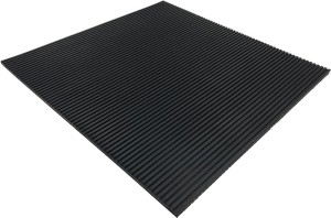 Mata antywibracyjna szer. 0,5 m x dł. 0,5 m grubość 10 mm czarna NR/SBR bez wkła