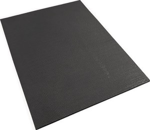 Mata do stajni szer. 1,22 m x dł. 1,83 m grubość 17 mm czarny NR/SBR bez wkładki