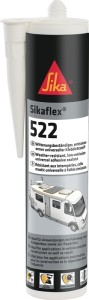 Klej i materiał uszczelniający Sikaflex®-522 czarny 300 ml kartusz SIKA