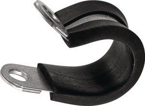 Zacisk do mocowania rur 6 mm W1 szerokość taśmy 15 mm kraw. SST