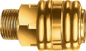 Szybkozłączka DN 7,2, gwint zewnętrzny mosiądz gwint G 1/2 20,95 mm EWO