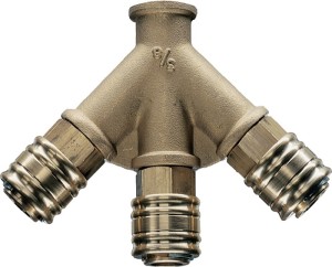 Rozdzielacz gwint G 3/8 cal./15,39 mm DN 7,2, gwint wewnętrzny, 3 złącza EWO