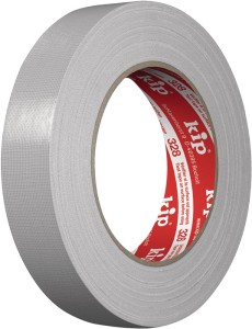 Taśma z tkaniny z folią Extra 328 jasnoszary długość 25 m, szerokość 25 mm kółko