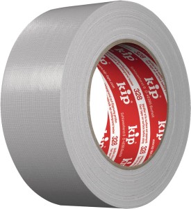 Taśma z tkaniny z folią Extra 328 jasnoszary długość 25 m, szerokość 50 mm kółko