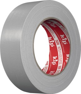 Taśma z tkaniny z folią Extra 328 jasnoszary długość 25 m, szerokość 18 mm rolka