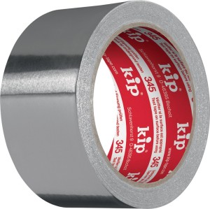 Taśma klejąca aluminiowa 345 z paskiem ochronnym długość 25 m, szerokość 50 mm k