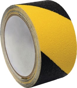 Klejąca taśma antypoślizgowa F5750 czarny/żółty długość 18 m, szerokość 50 mm IK