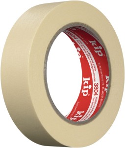 Taśma krepowa klejąca 3804 MASKING-TEC® lekko krepowana naturalna długość 50 m,