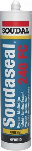 Klej i materiał uszczelniający Soudaseal 240FC szary 290 ml kartusz SOUDAL