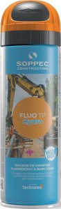 Spray do w. zaznaczeń na placach budowy Fluo TP Hydro pomarańczowy neonowy 500 m