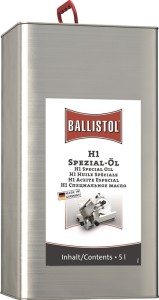 Olej specjalny H1 5 l kanister BALLISTOL