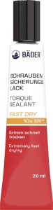 Lakier do zabezpieczenia śrub Fast Dry czerwony 20 ml tubka BÄDER