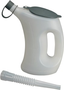 Dozownik 5 l z pokr.ochr./osł. na wylocie/elast. wyl. HDPE PRESSOL