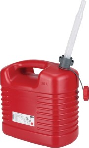 Kanister na paliwo 20 l czerwony HDPE dł. 385 x szer. 229 x wys. 410 mm PRESSOL