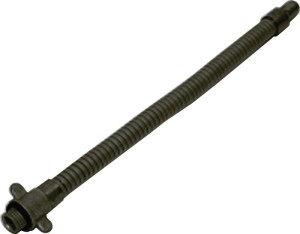 Długa dysza dozująca z nakrętką skrzydełkową długość 250 mm el.+wygięta (stal) M