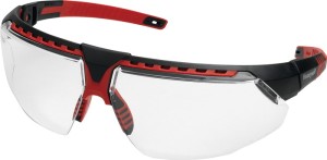 Okulary ochronne Avatar™ EN 166 kabłąk czarno/czer., Hydro-Shield prz. HONEYWELL