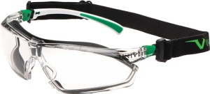 Okulary ochronne 506 UP Hybrid EN 166, EN 170 kabłąk biały zielony, pod. przezro