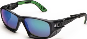 Okulary ochronne 5X9 Sport EN 166, EN 170, EN 172 szyba zielony/niebieski UNIVET