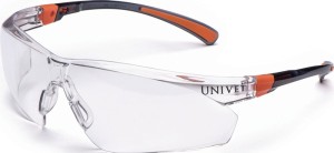 Okulary ochronne 506 UP EN 166, EN 170 kabłąk czarny/pomarańczowy poliwęglan UNI