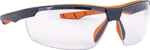 Okulary ochronne Flexor Plus EN 166 oprawka: ciemnosz.-pom. szyba: przezr. poliw