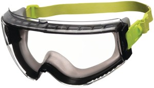Okulary ochronne panoramiczne Avatar Plus EN166, EN170, UKCA ramka czarny/zielon