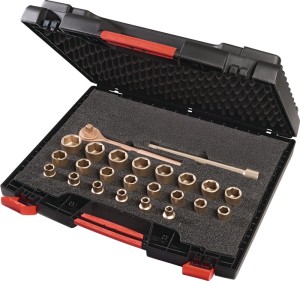Skrzynka na narzędzia 25-częśc. rk 10–32 mm napęd 1/2 cal. ENDRES TOOLS