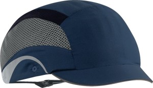 Czapka przeciwuderzeniowa Aerolite® 53–64 cm grantowy długość ekranu ok. 25 mm E