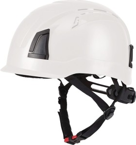 Kask zapinany na rzepy Pro Cap D!-Rock K biały skorupa kasku: ABS EN 12492 PROFI