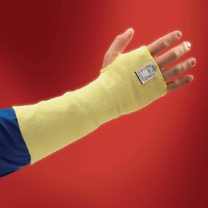 Ochraniacz przedramienia HyFlex® 70-110 254 mm żółty EN 388, EN 407 kategoria OW