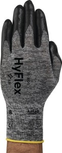 Rękawica HyFlex 11-801 wielkość 8 szaro/czarna EN 388 kategoria OWO II nylon z p