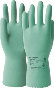 Rękawiczka do substancji chemicznych Lapren 706 wielkość 9 zielony EN 388, EN 37
