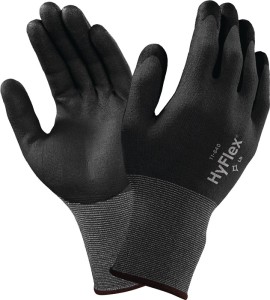 Rękawica HyFlex® 11-840 wielkość 11 czarno/szara EN 388 kategoria OWO II nylon S