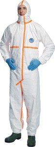 Fartuch zabezp. przed chemikaliami Tyvek® 800 J wielkość XXL biały kategoria PSA