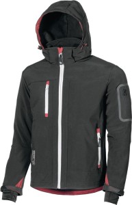 Kurtka robocza Softshell Metropolis wielkość M czarno/grafitowa U.POWER