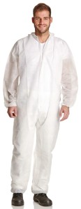 Kombinezon jednorazowy wielkość XL biały kategoria OWO I DS SafetyWear
