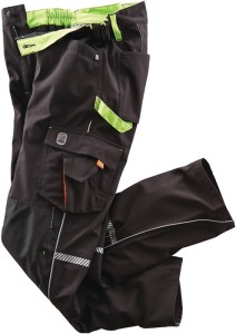 Wąż Softshell Terrax Workwear wielkość 50 czarno/limonkowy TERRAX