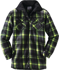 Koszula robocza termiczna Terrax Workwear wielkość M czarno/limonkowa TERRAX