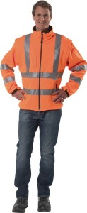 Kurtka robocza ostrzegawcza Softshell wielkość XXL pomarańczowa PREVENT