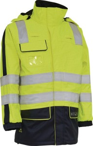 Parka ostrzegawcza Multinorm SECURETECH wielkość XXL żółty/granatowy ELKA RAINWE