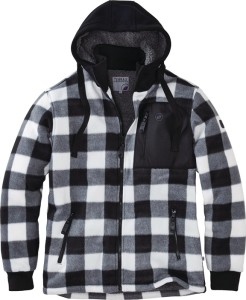 Koszula robocza termiczna Terrax Workwear wielkość L czarny/biały TERRAX
