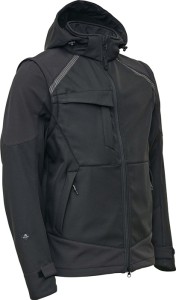 Kurtka robocza Softshell WORKING XTREME wielkość XL czarny ELKA RAINWEAR