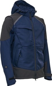 Kurtka robocza Softshell WORKING XTREME wielkość XXL granatowy/czarny ELKA RAINW