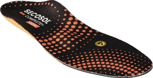Wkładka do butów SECOSOL® COMPLETE+ HIGH wielkość 46 czarny/czerwony SECOSOL