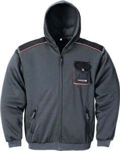 Bluza męska wielkość XXL ciemnoszaro/czarno/pomarańczowa TERRATREND