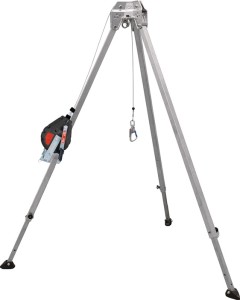 Trójnóg z przyrz. zabezp. do prac wys. EN 795b kategoria OPO III 19,0 kg alumini