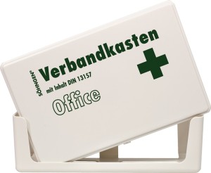 Apteczka samochodowa Office szer. 260 x wys. 160 x gł. 80 ok. mm biała SÖHNGEN