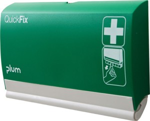 Dozownik do plastrów Quick Fix® szer. 230 x wys. 135 x gł. 32 ok. mm zielony PLU