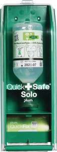Zestaw do płukania oczu QuickSafe Solo 0,5 l + uzupełniarka plastra sz.140 mm tr