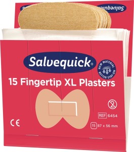 Pasek plastra Salvequick elastyczne 6 opakowanie uzupełniające po 15 szt. SALVEQ