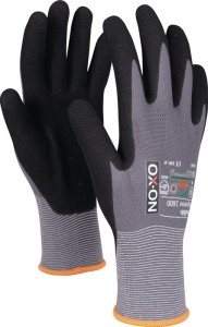 Rękawica Flexible Supreme 1600 wielkość 8 czarny/jasnoszary EN388 EN420+A1 EN407